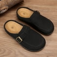 thumbnail image 4 of Pennysue Women Clogs Slip On Suede Mule Shoes Buckle Arch Support Comfortable Casual House Slippers Outdoor Work, 4 of 8