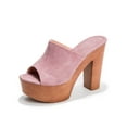 thumbnail image 4 of Verano nuevo estilo boca de pescado zapatillas Sexy tacones gruesos moda tacones altos mujeres Wmkox8yii  hj789, 4 of 8