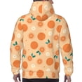 thumbnail image 5 of Hoodies for Men - Cute Orange Flower Leaves Long Sleeve Comfrt Men'S Fashion Hoodies & Sweatshirts, Sweatshirts for Men Hoodies Pullover Clothing Clothes with Pouch, 5 of 7