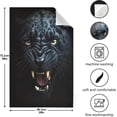thumbnail image 5 of SKYSONIC Black Leopard Kitchen Towels, 18 x 28 Inch Super Soft and Absorbent Dish Cloths for Washing Dishes, 6 PCS Reusable Multi-Purpose Microfiber Hand Towels for Kitchen, 5 of 7