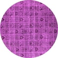 thumbnail image 1 of Ahgly Company Indoor Round Oriental Pink Industrial Area Rugs, 7' Round, 1 of 4
