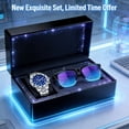 thumbnail image 4 of The Latest AI Translation Glasses And Quartz Watch Offer Translation in 164 Languages, Feature Blue Light Protection, Support Hands-Free Calls And Music Playback, And Have an Extended Battery Life, 4 of 6