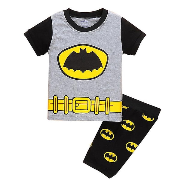 Kids Boys Girls Superhero Marvel Set Summer Short Sleeve T-shirt Shorts Outfit zhangyuxiang LED