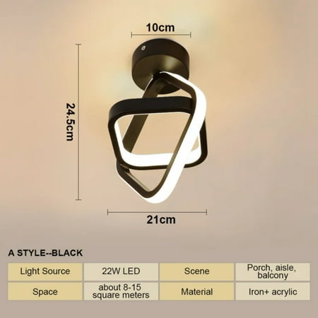 

QUHNG Stylish Contemporary LED Ceiling Light with Easy Surface Installation - Enhance your home decor with this stunning and energy-efficient ceiling light. Elevate your space with the so
