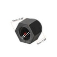 thumbnail image 2 of M6 Cap Nut Hex Acorn Dome Head Nuts for Screws Bolts Nylon Black 10 Pcs, 2 of 3