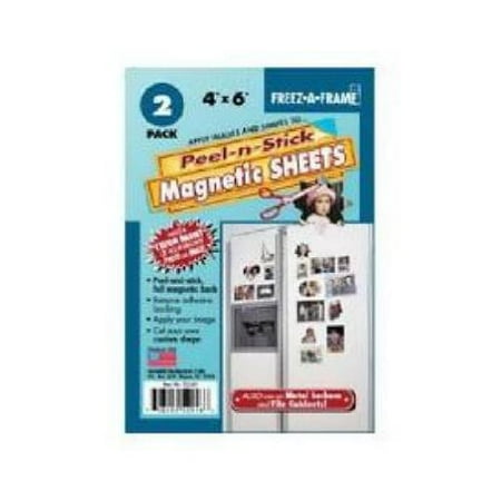 Howard Packaging 24246 2-Pack 4x6-Inch Freez-A-Frame Flexible Magnetic Photo Pocket