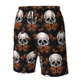 thumbnail image 5 of Kdxio Butterfly Skull Pattern Mens Casual Shorts - Drawstring Summer Beach Sports Shorts for Men, 5 of 9