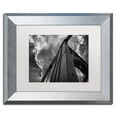 thumbnail image 2 of Trademark Fine Art "Andy Warhol Bridge" Canvas Art by Jason Shaffer, White Matte, Silver Frame, 2 of 4