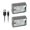 2 Batteries, variant on Kastar 1-Pack NP-W235 Type-C Rechargeable Battery Replacement for Fujifilm X-T4, X-T5, X-H2, X-H2S, X-S20, GFX100S, GFX100 II, GFX50S II Camera