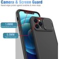 thumbnail image 2 of Phone Case for iPhone 11 Pro Case,Hard PC Back & Soft Bumper Hybrid Case with [Slide Camera Lens Protection] Anti-Scratch Shockproof Protective Case Slim for iPhone 11 Pro (Black, iPhone 15 Pro), 2 of 7
