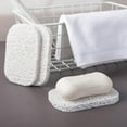 thumbnail image 4 of 4PCS White Clear Soap Holder Pad,BPA-Free Soap Lifting Pad for Bar Soap,Easy to Clean Soap Savers Pads Suitable for Shower Kitchen Bathroom Bathroom Travel Hotel Cleaning Product (White), 4 of 14
