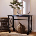 thumbnail image 2 of Duramax Rolling Industrial Desk with Wooden Top 46 inches x 24 inches, 2 of 16