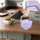 thumbnail image 5 of Scandinavian Iron Basket Portable Storage Basket Wooden Handle Fruit And Vegetable Basket Household Hollowed Out Storage Basket Deals Of The Day Clearance, 5 of 9