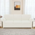 thumbnail image 2 of Subrtex Sofa Slipcover Sets 7 Pieces Stretch Couch Cover Backrest Cushion Covers (Sofa, White), 2 of 6