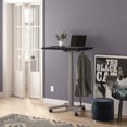 thumbnail image 2 of Petit bureau assis-debout 36L Universel de Bestar, noir, 2 of 9