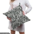 thumbnail image 4 of Ambesonne Antique Fabric by the Yard Upholstery, Lace Gothic Pattern, 3 Yards, Grey Black, 4 of 4