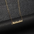 thumbnail image 3 of Stainless Steel Custom Name Necklaces Personalized Choker Necklace Handmade Nameplate Pendant Necklaces for Women, 3 of 5