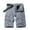 Gray, variant on Uaswgudfs Cargo Shorts for Men 5 Inch Zipper Shorts Elastic Waist Drawstring Casual Hiking Shorts with Multi Pockets