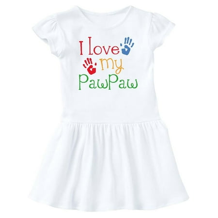 

Inktastic PawPaw Grandkids Handprints Gift Baby Girl Dress
