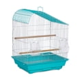 thumbnail image 5 of Prevue Pet Products Palm Beach Teardrop Roof Aqua & White Bird Cage SP21003A/W, 5 of 8