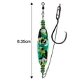 thumbnail image 6 of NIBOLOG 5Pcs Catfish Float Rig Kit with Sharp Hook Crane Swivel Coated Line Sea River Lake Freshwater Saltwater Fishing Float Rig Outdoor Fishing Accessories, 6 of 8
