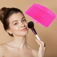 thumbnail image 5 of Unique Bargains 1Pc Square Makeup Sponge Brush Cleaner for Quickly Cleaning Rose Red, 5 of 5