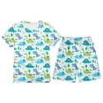 thumbnail image 1 of Ensemble de Pyjamas pour Filles, Haut à Col Rond et Pantalon, Pyjamas Classiques pour Petites Filles, Taille 6-7 Ans, Vêtements pour Enfants, 1 of 3