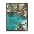 thumbnail image 2 of Stupell Industries Clear Water Beach Cove Rocky Coast Photography Paintings Gray Framed Art Print Wall Art, 16x20, by Daphne Polselli, 2 of 5