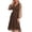 Coffee, variant on CIENVNSTG Women's Fashion A-Line Summer Dress - Casual Flowy Dress for Everyday Wear