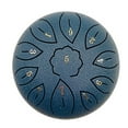 thumbnail image 6 of Steel Tongue Drum 6 Inches 11 Notes C Major, Hand Pan Drum With Carry Bag, Smooth Surface Easy to Play, Ideal for Music Lovers Beginners Meditation Relaxation Performance, Blue, 1pc, 6 of 9