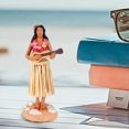 thumbnail image 4 of BCSmyer Hawaiian Hula Girl Dashboard Doll with Ukulele Bobbleheads for Car Dashboard Collection Figurines Gifts for Home Decoration Mini Size Doll Dashboard Hula Girl 4.72 High, 4 of 5
