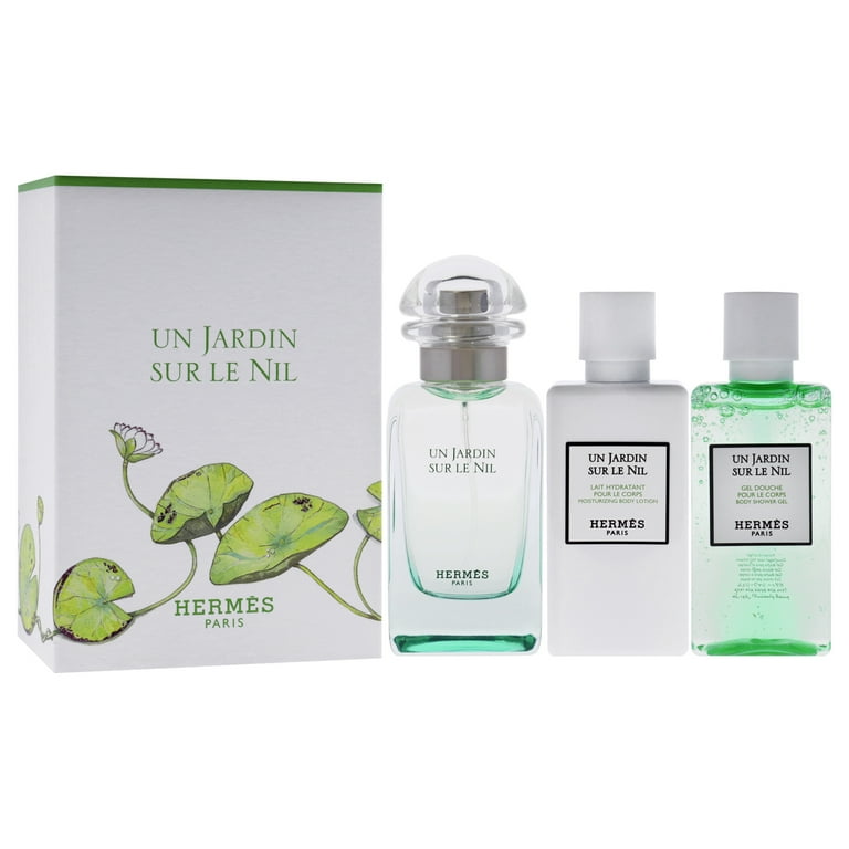 HERMÈS UN JARDIN SUR LE NIL セット Hermes Un Jardin Sur Le Nil , 3 Pc Gift Set 1.6oz EDT Spray