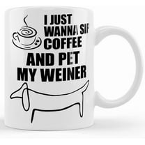 Weiner Dog Coffee Mug, Funny Wiener Dog, Doxie Gifts, Dachshund, Doxie, Weiner Dog, Dachshund Gift, Doxie Gift, Gift For Dachshund Owner, Ceramic Novelty Coffee Mugs 11oz, 15oz Mug, Tea