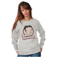 thumbnail image 5 of Betty Boop Cartoon Sass Symbol Cute Women Crewneck Sweatshirt Brisco Brands M, 5 of 6