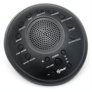 SonTech White Noise Sound Machine, 10 Natural Soothing Soundtracks, Multiple Timer Settings, Battery, Adapter Charging Options