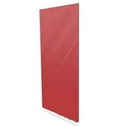 Ghent ARIASM64RS Aria Low Profile Magnetic Glass Whiteboard, 6 x 4 ft. - Rose