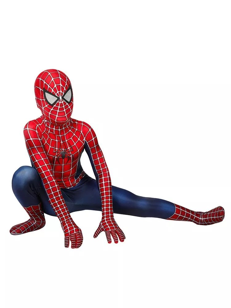 ZUITEH Boy Spider Superhero Costume Halloween Party Kids Jumpsuit Cosplay Bodysuit Children Great Gifts for Kids