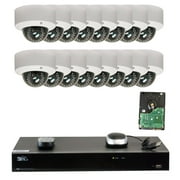 GW Security 16CH H.265 4K NVR 5-Megapixel (2592 x 1920) 4X Optical Zoom Network Plug & Play Video Security System, 16pcs 5MP 1920p 2.8-12mm Motorized Zoom POE Weatherproof Dome IP Cameras