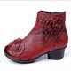 thumbnail image 3 of Vintage Boots Genuine Leather Ankle Boots New Winter Women Warm Shoes Soft Non-Slip Bottom Soles, 3 of 4