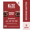 KiZE Concepts Energy Protein Bars, Brownie Batter Chocolate, 5 Count