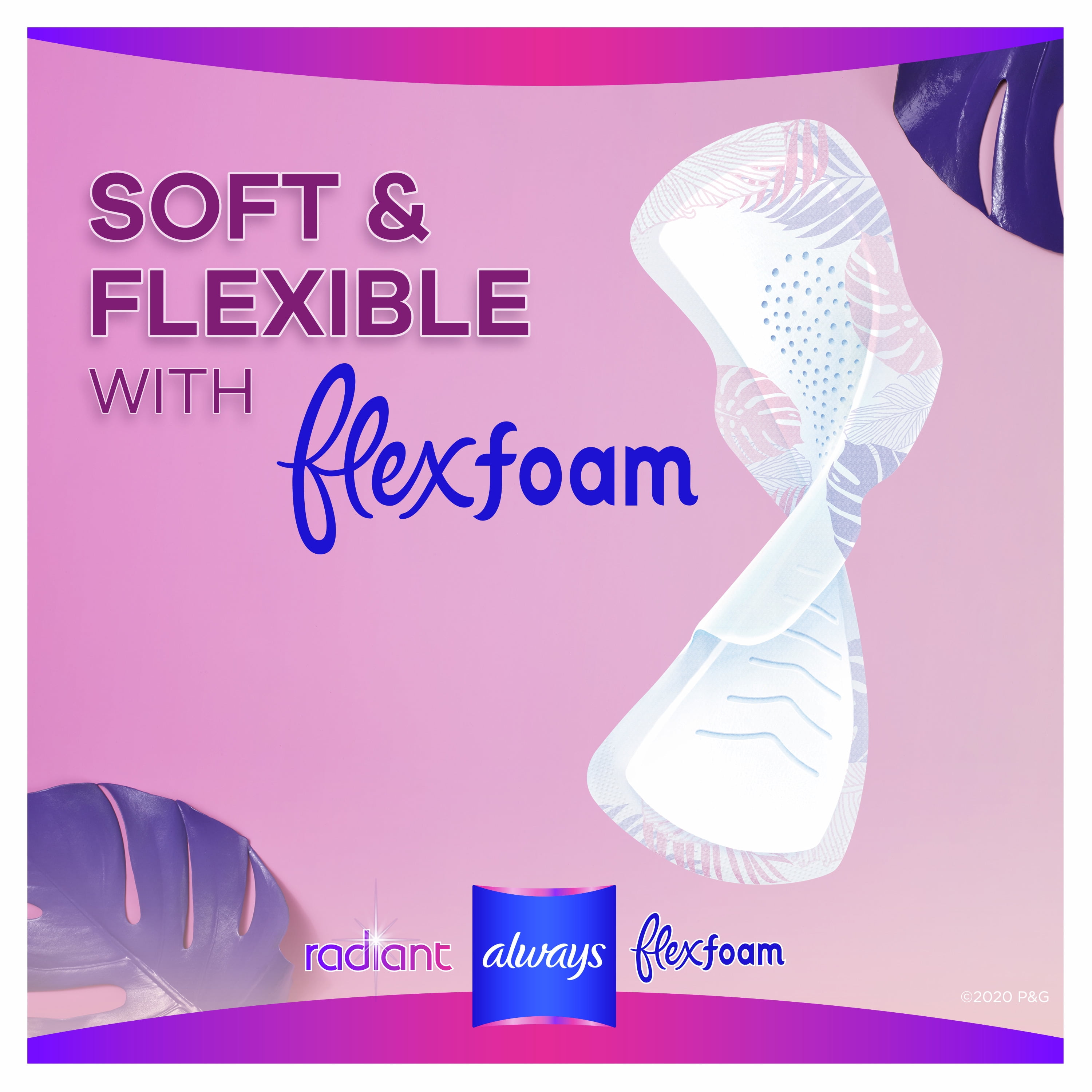 Always radiant flexfoam pads, size 2, 36 ea まとめ買いでお得
