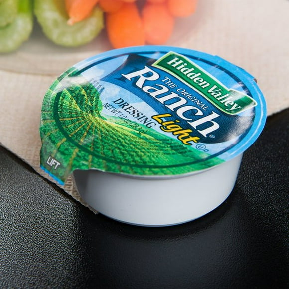 Hidden Valley Coupe Légère de Vinaigrette Ranch de 1 oz - 160/caisse