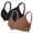 Khaki, variant on Women Wireless Bras Soft Bra Bralette Full Coverage Everyday Bras