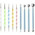 thumbnail image 4 of GIXUSIL 9Pcs Dotting Tools Set for Nail Art, Nail Tools Scoring Embossing Stylus Pen for Dot Painting Rocks Mandalas,Blue, 4 of 9