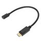 thumbnail image 4 of Cable DP macho a Mini DP hembra 8K 60Hz 4K 144Hz 32,4Gbps 30cm de longitud Cable Displayport 1,4 para computadora, 4 of 8