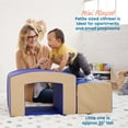 thumbnail image 4 of ECR4Kids SoftZone Junior Mix n' Match Tunnel and Bump, Beginner Playset, Blue, 2-Piece, 4 of 9