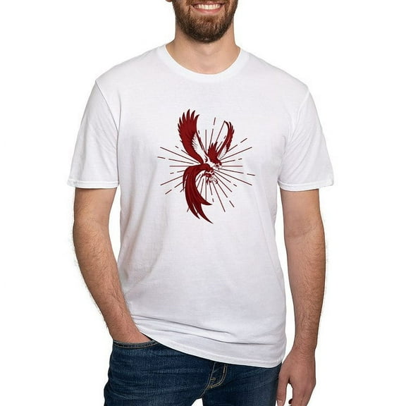 CafePress - Alpha Sigma Phi Phoenix T Shirt - Fitted T-Shirt, Vintage Fit Soft Cotton Tee