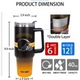 thumbnail image 3 of Pittsburgh Tumbler Cup - Pittsburgh Gifts for Men - 40 OZ Insulated Stainless Steel Coffee Travel Mug with Lid and Straw, 3 of 6