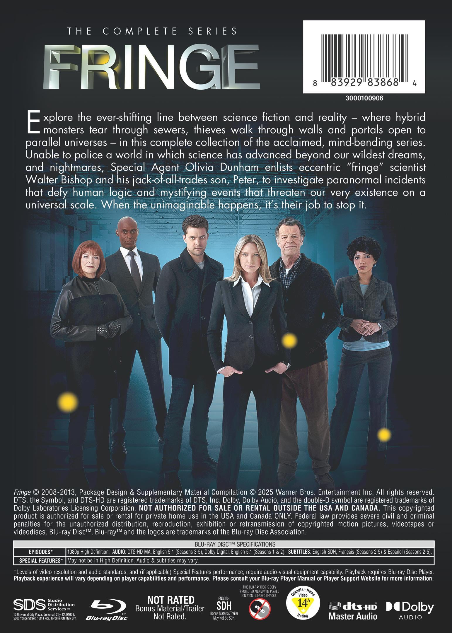 Fringe: The Complete Series - Walmart.com