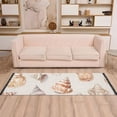 thumbnail image 2 of Yayeee Runner Rug for Bedroom 2'x6' Machine Washable Hallway Non Slip Mat, Red Watercolor Seashells, 2 of 8